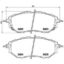 BREMBO BRAKE PAD - P78017X
