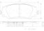 BREMBO DISC BRAKE PAD SET - P83155N