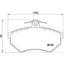 BREMBO DISC BRAKE PAD SET - P85011