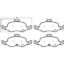 BREMBO BRAKE PAD - P85160X