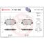 BREMBO DISCBRAKEPADSET LOWMETAL - P86032