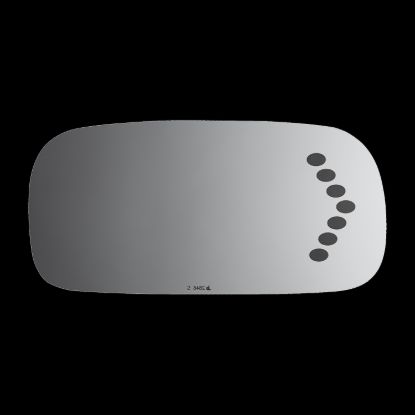 BURCO MIRROR SIDE VIEW MIRROR W/SIGNAL - 2846S