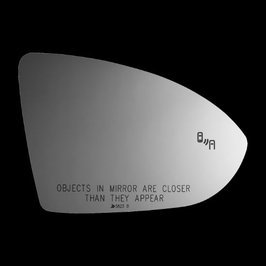 BURCO MIRROR SIDE VIEW MIRROR W/BLIND SPOT - 5823B