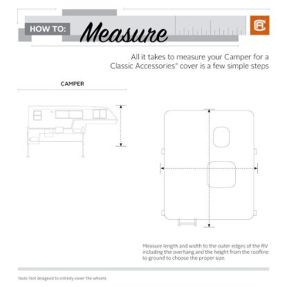CLASSIC ACC PP3 CAMPER COVER 8-10' - 36143101