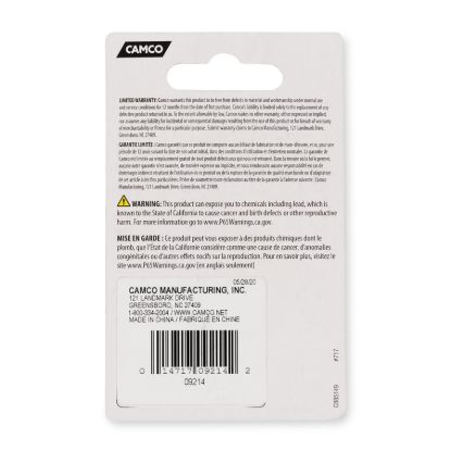 CAMCO CAM LOCK (WATER HEATER) SS 2/CARD - 09214