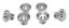 CROWN AUTO DASH CONTROL KNOB SET - RT27001