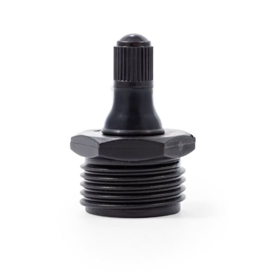CAMCO BLOW OUT PLUG PLASTIC W/ VALVE BLK - 36133