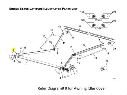 CAREFREE/CO. KIT IDLER COVER LAT WHT - R001785005