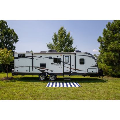 CAMCO 6'X9' OUTDOOR MAT-BLUE ST - 42871