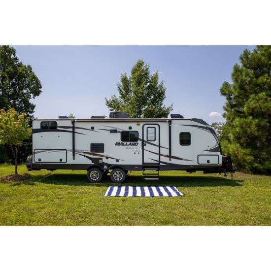 CAMCO 6'X9' OUTDOOR MAT-BLUE ST - 42871
