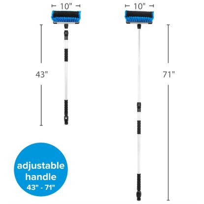 CAMCO WASH BRUSH W/ ADJ HANDLE - 43633