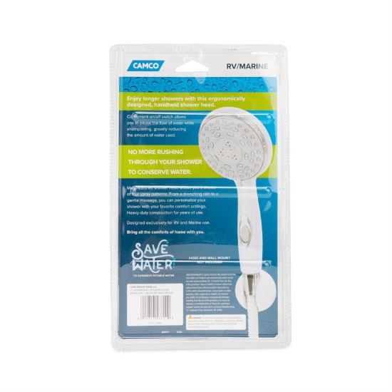 CAMCO SHOWER HEAD  WHITE - 43711