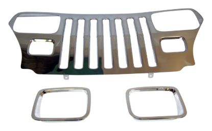 CROWN AUTO GRILLE OVERLAY KIT - RT34045