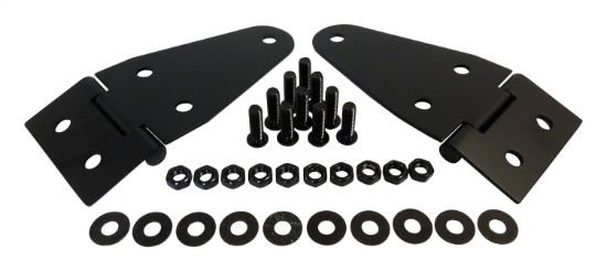 CROWN AUTO HOOD HINGE SET BLACK SS - RT34095