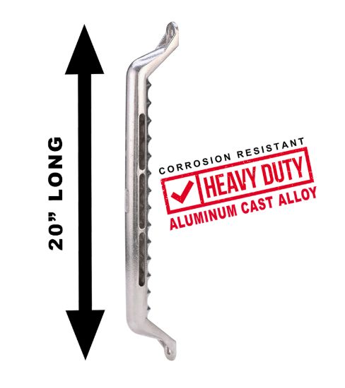 CARR 20' GRAB HANDLE POLISHED - SINGLE - 200042