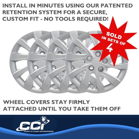 COAST2COAST WC 11-15 ELANTRA SILVER 16' 10 SPK - 50116S