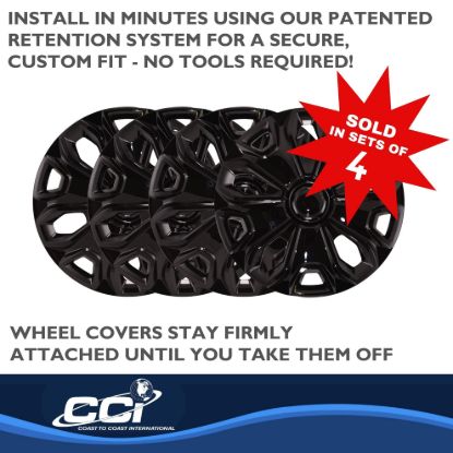 COAST2COAST WC 15-24 TRANSIT BLK 16' 5 Y SPK - 51216BLK