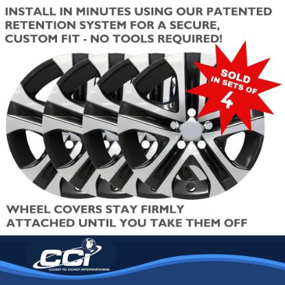 COAST2COAST WC 13-18 RAV4 SILV/BLK 17' 5 SPK - 51817SB
