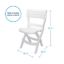 CAMCO FOLDING TABLE AND CHAIRS SET  WHITE - 51640