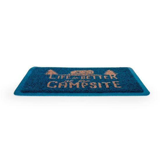 CAMCO LIBATC  SCRUB RUG  BLUE/ORANGE  SMA - 53201