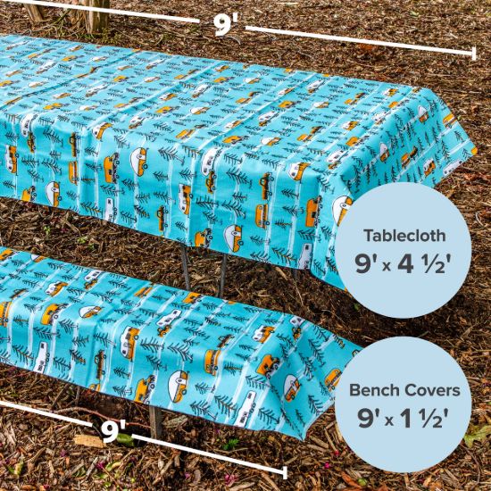 CAMCO LIBATC - TABLECLOTH W/ BENCH COVERS - 53380