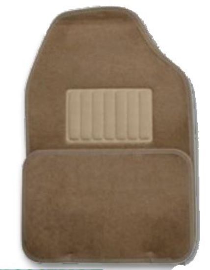 COAST2COAST FM UNVRSL FIT DK TAN CARPET SET 4 - CCFMDT