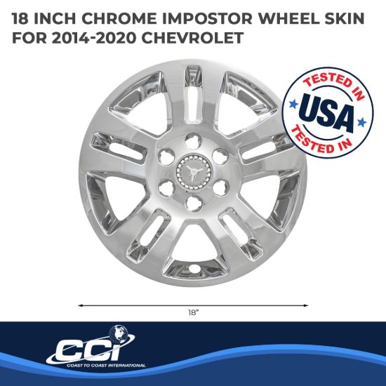 COAST2COAST WS 14-20 SLVRDO CHRM 18' 5 SPOKE - IMP377XN