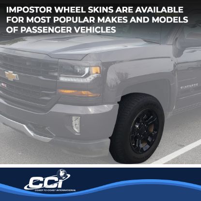 COAST2COAST WS 14-18 SLVRD GL BK 18' 5 SPOKE - IMP392BLK
