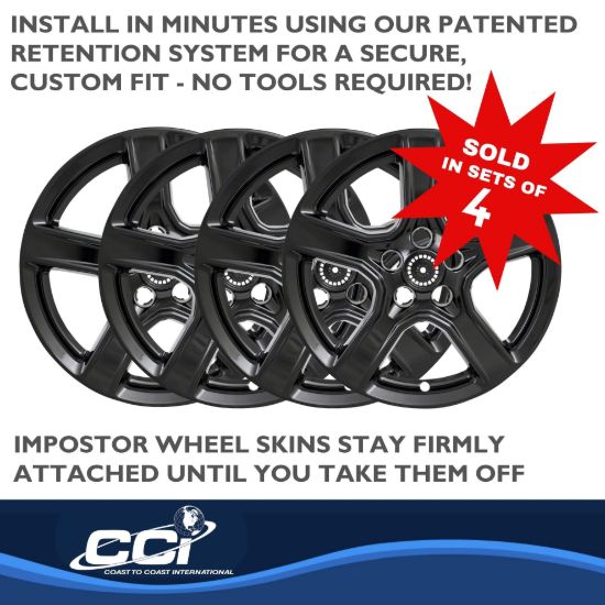 COAST2COAST WS 16-24 CAMARO GL BK 18' 5 SPOKE - IMP393BLK