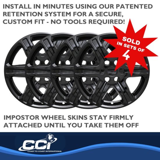 COAST2COAST WS 17-23 ACADIA GL BK 17' 6 SPOKE - IMP395BLK