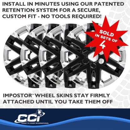 COAST2COAST IMP 22-25 TUNDRA CHROME GL BLK 18' - IMP505XB