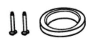 DAVE CARTER TH28971 CLOSET BOLT KIT WHITE - 50015