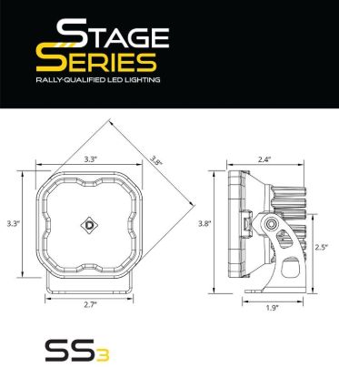 DIODE DYNAMC STAGE SERIES DITCH LIGHT KIT FOR 20 - DD7765