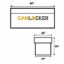 CAMLOCKER CAM/RV-48 MATTE - RV48MB