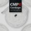 CMP GROUP 1/2IN-15FT DBLBRD CMP DOCKLINE WHT - CDL1215WH