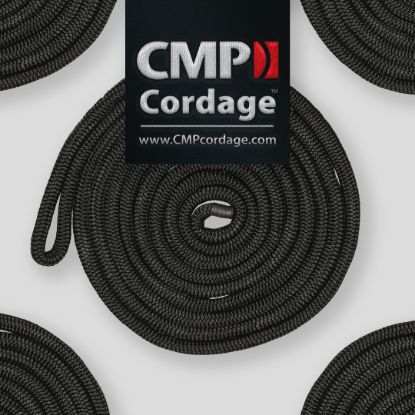 CMP GROUP 5/8IN-25FT DBLBRD CMP DOCKLINE BLK - CDL5825BK