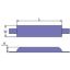 CMP GROUP AL SEMI-STR. WELD-ON AL STRAP 12 X - CMZ03AA