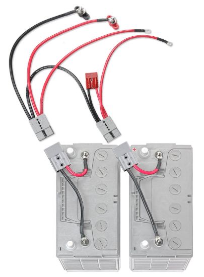 CONNECT EASE 6 GAUGE DUAL BATTERY   QU - CE12VBM6IK