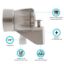 DURA FAUCET TUB & SHW DIVERTER BSN - DFSA110SSN
