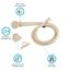DURA FAUCET SHW HEAD & HOSEBISQUE PAR - DFSA130BQ