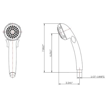 DURA FAUCET HAND HELD SHW BSN - DFSA400SN