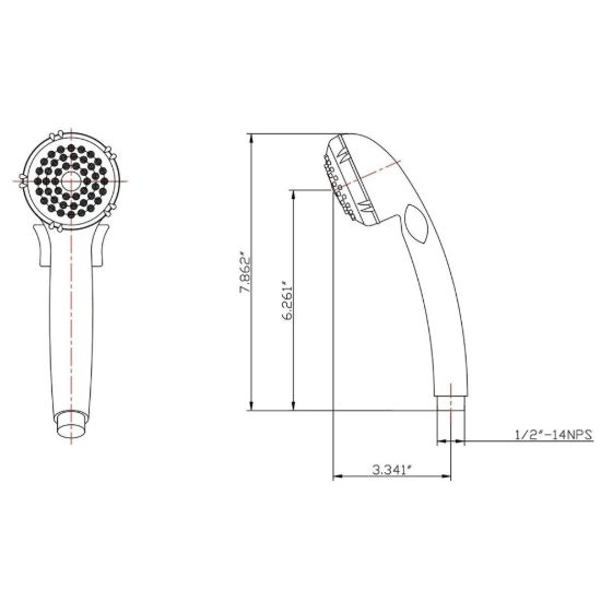 DURA FAUCET HAND HELD SHW BSN - DFSA400SN