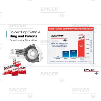 DANA SPICER DIFFERENTIAL RING AND PINION DANA - 10026645