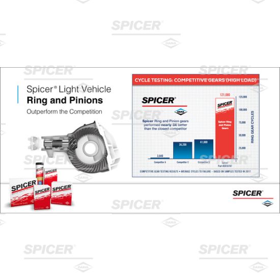 DANA SPICER DIFFERENTIAL RING AND PINION DANA - 10026645