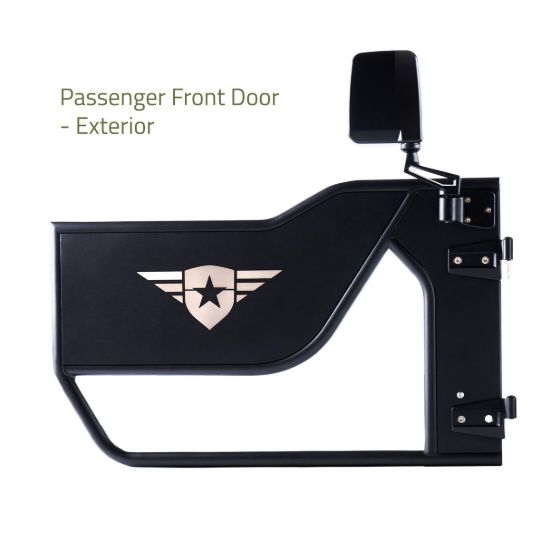COMBAT OFFRD JEEP JK/JKU MISSION DOORS - FRONT P - 151046