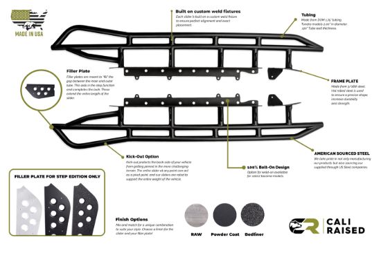 CALI RAISED 2005-2021 TOYOTA TACOMA TRAIL EDITI - CR2579