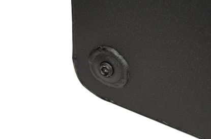 DEE ZEE AUXILLIARY TANK L-SHAPE BLACK STEEL - DZ92747XSB