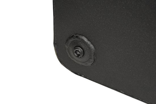 DEE ZEE AUXILLIARY TANK L-SHAPE BLACK STEEL - DZ92747XSB