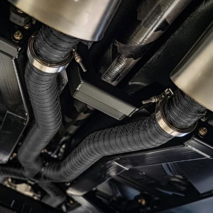 DESIGN ENG EXHAUST WRAP-2' X100 FT TITNM BLK - 10002