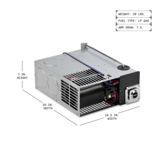 DOMETIC DOMETIC MEDIUM DOORLESS FURNACE ESS - 9610008168